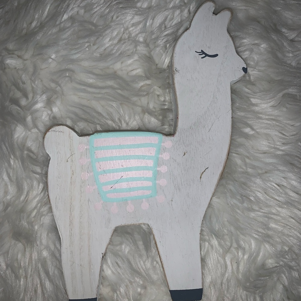 Wooden Weathered Llama (purchased just as you see it)